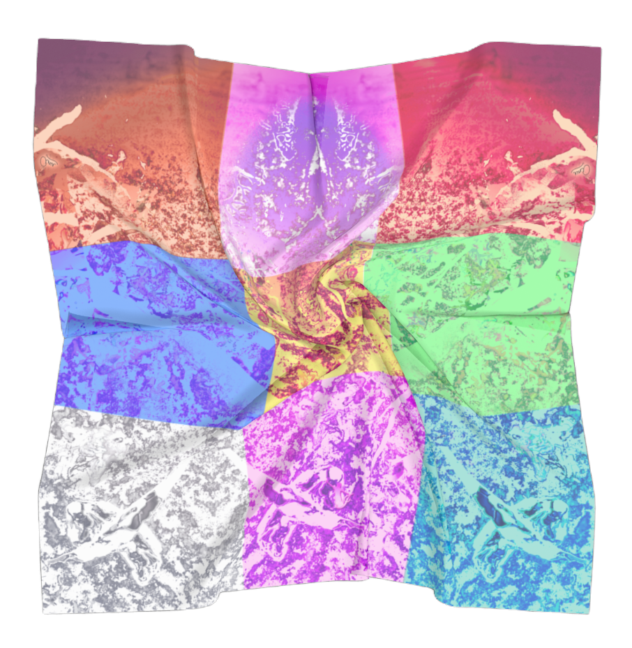 9 GEMS Designer Scarf For Ladies