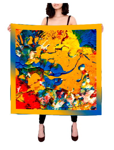 ALICE IN WONDERWORLD Artistic Design Scarf