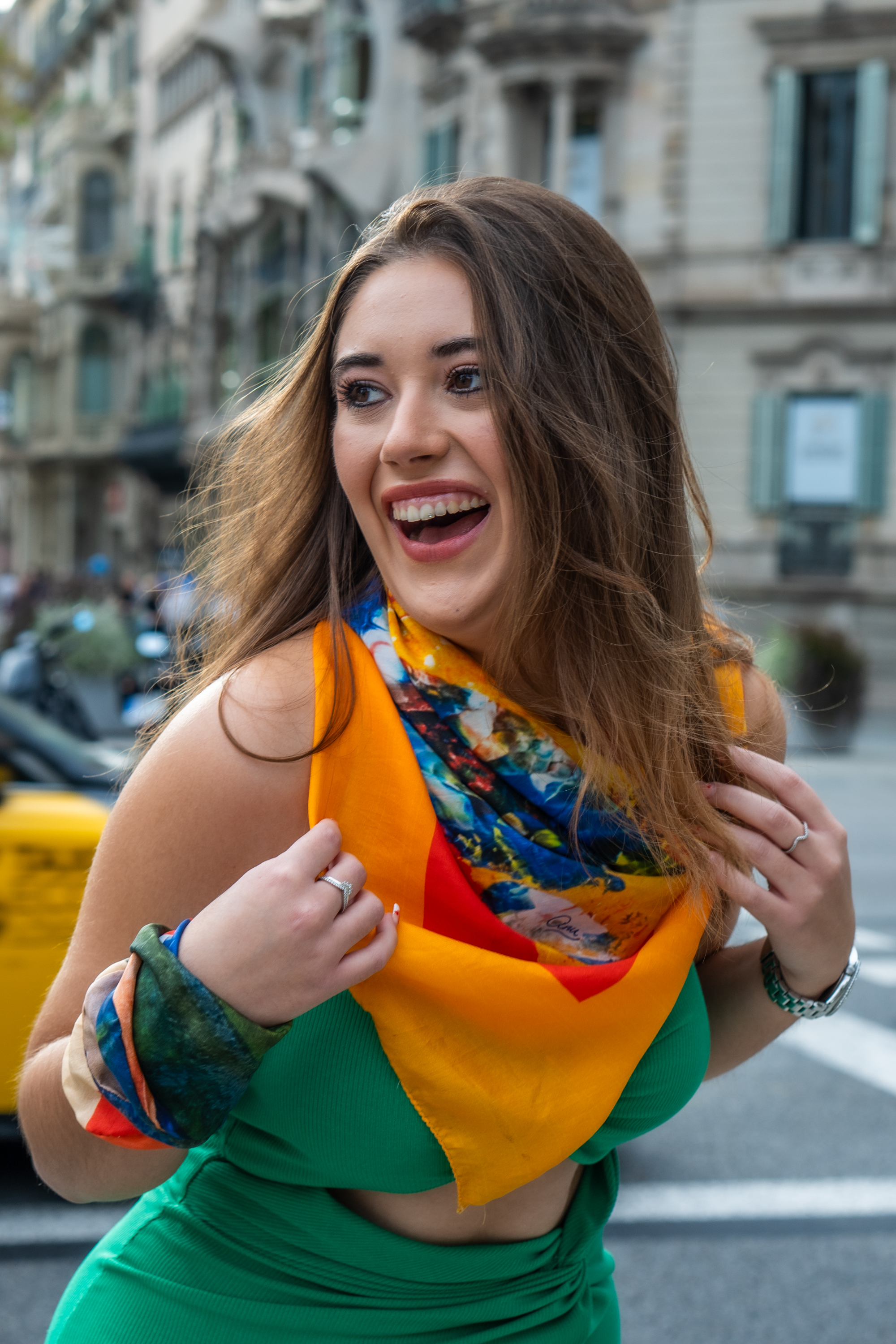 ALICE IN WONDERWORLD Artistic Design Scarf