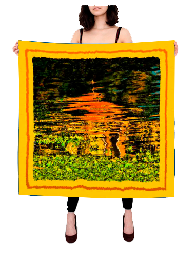 COLORFUL DREAMS Artistic Design Scarf