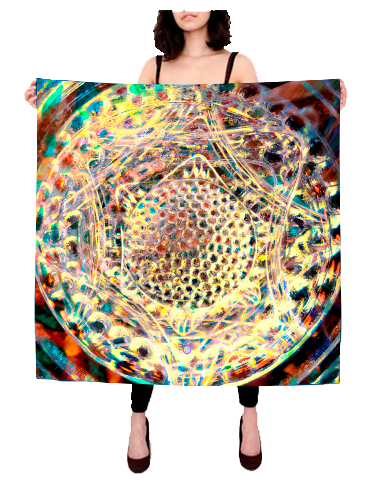 CROWN JEWELS Artistic Design Scarf