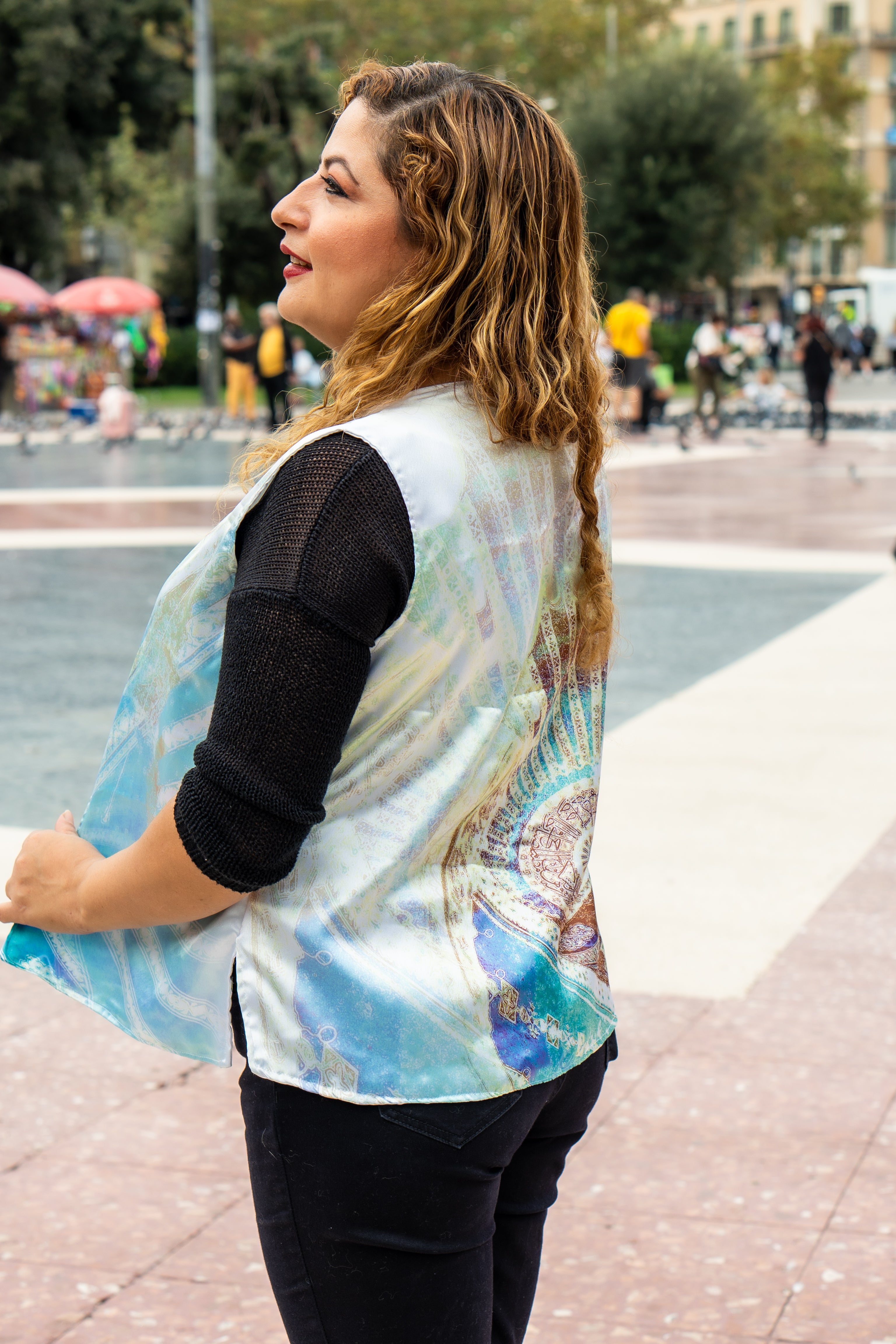 COLOR SPIRAL Artistic Women´s Vest
