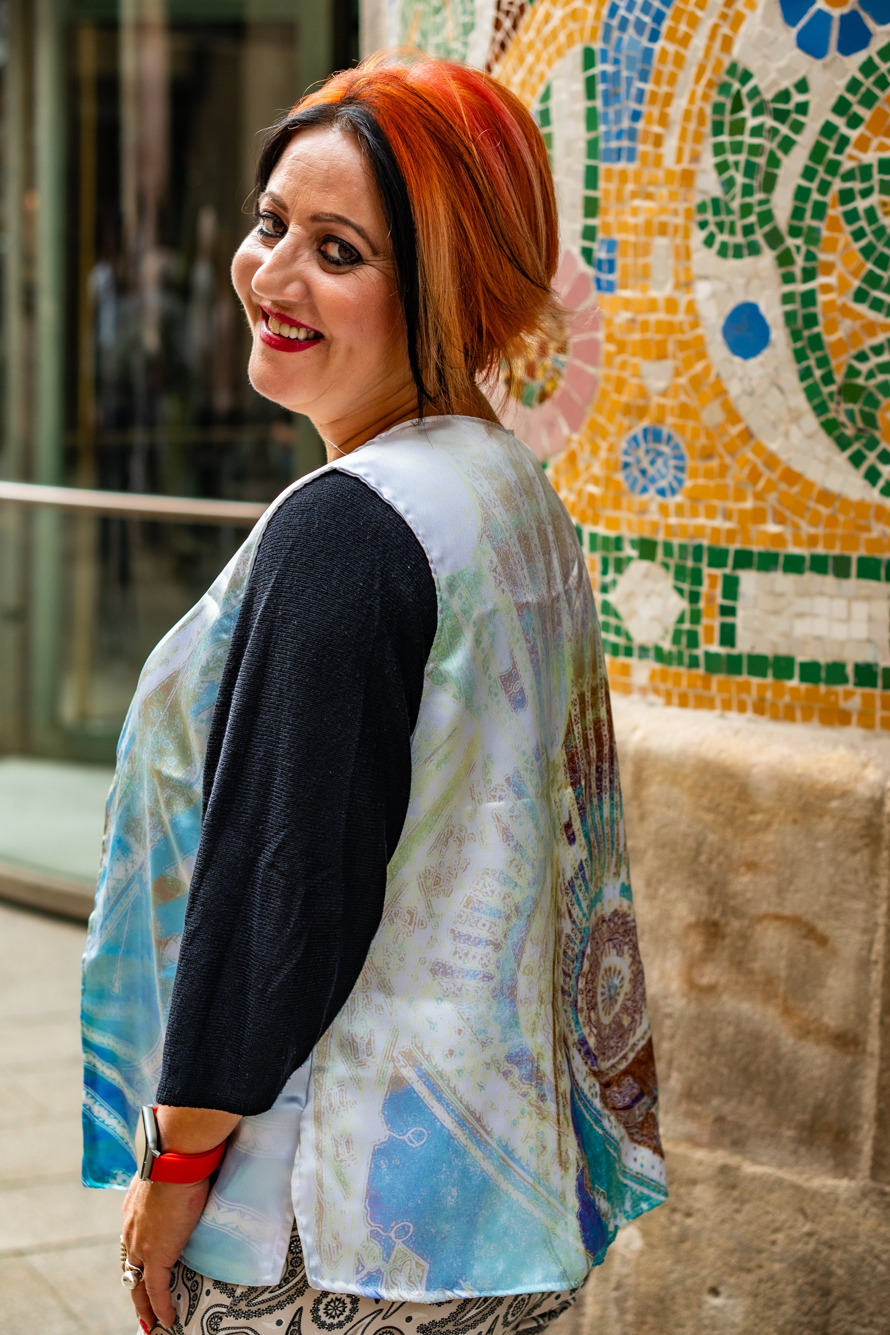 COLOR SPIRAL Artistic Women´s Vest