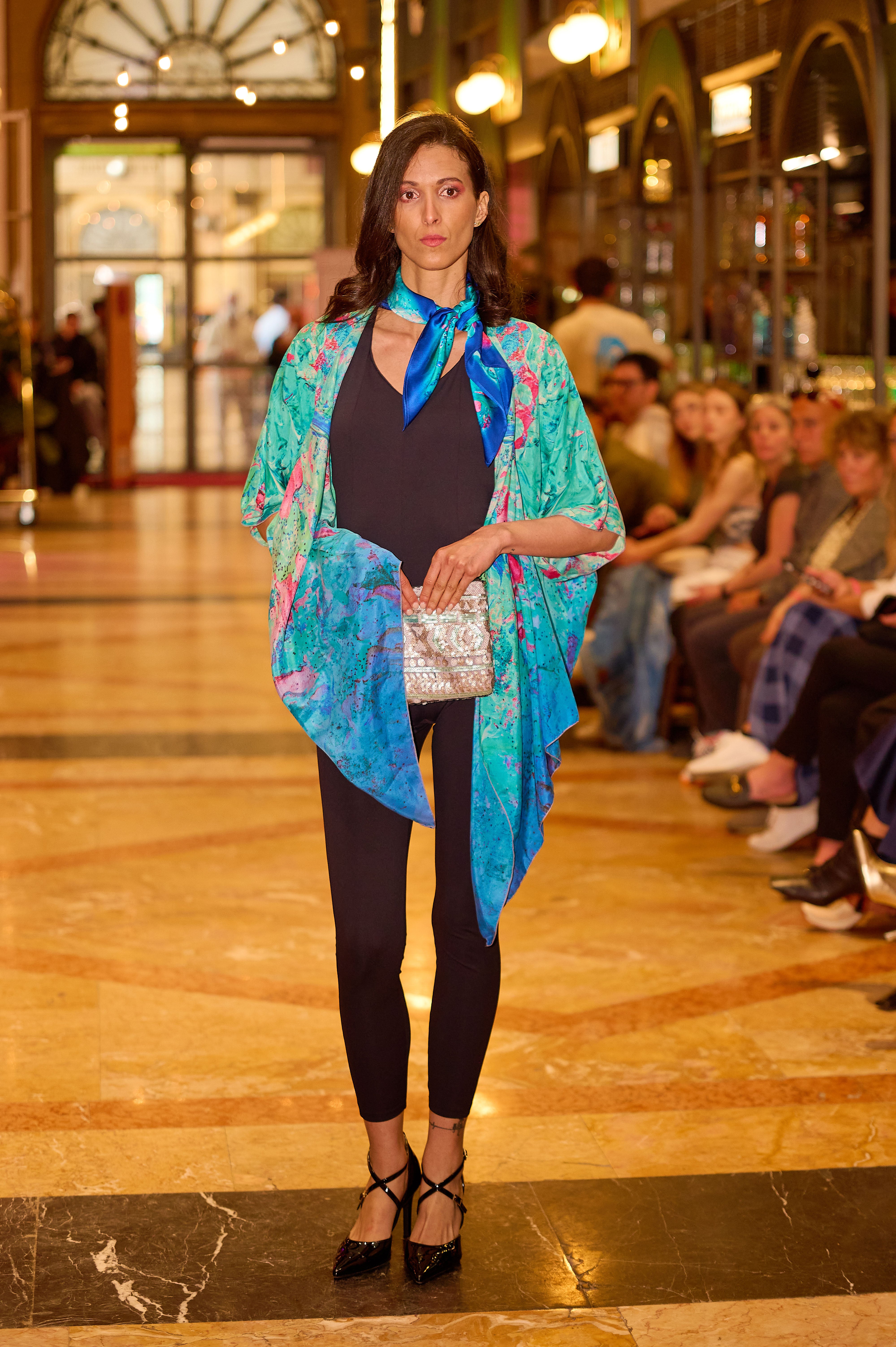 SERENITY (TURQUOISE) Luxury Art Apparel