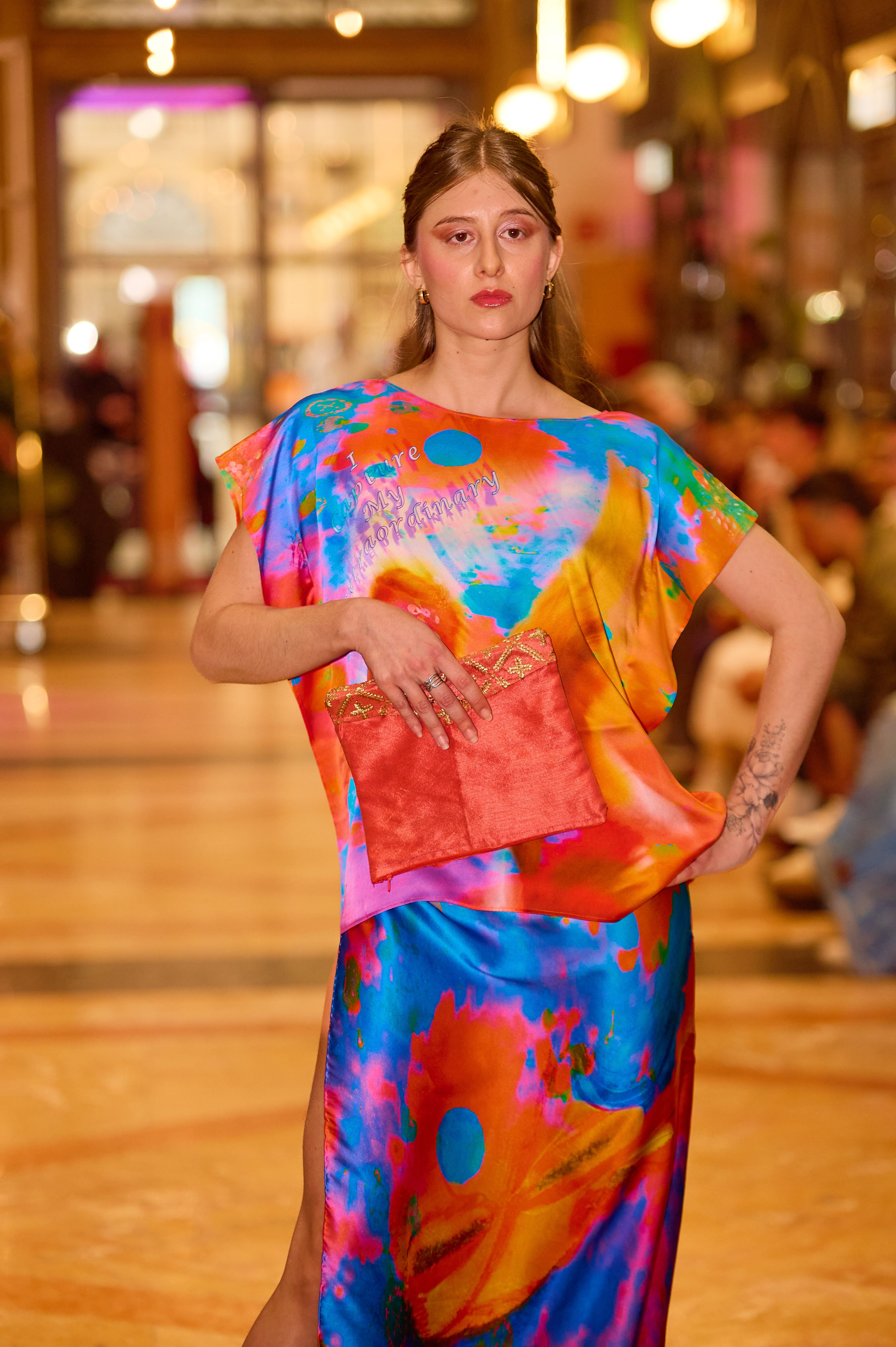 I CAPTURE MY EXTRAORDINARY (PURPLE) Luxury Art Apparel