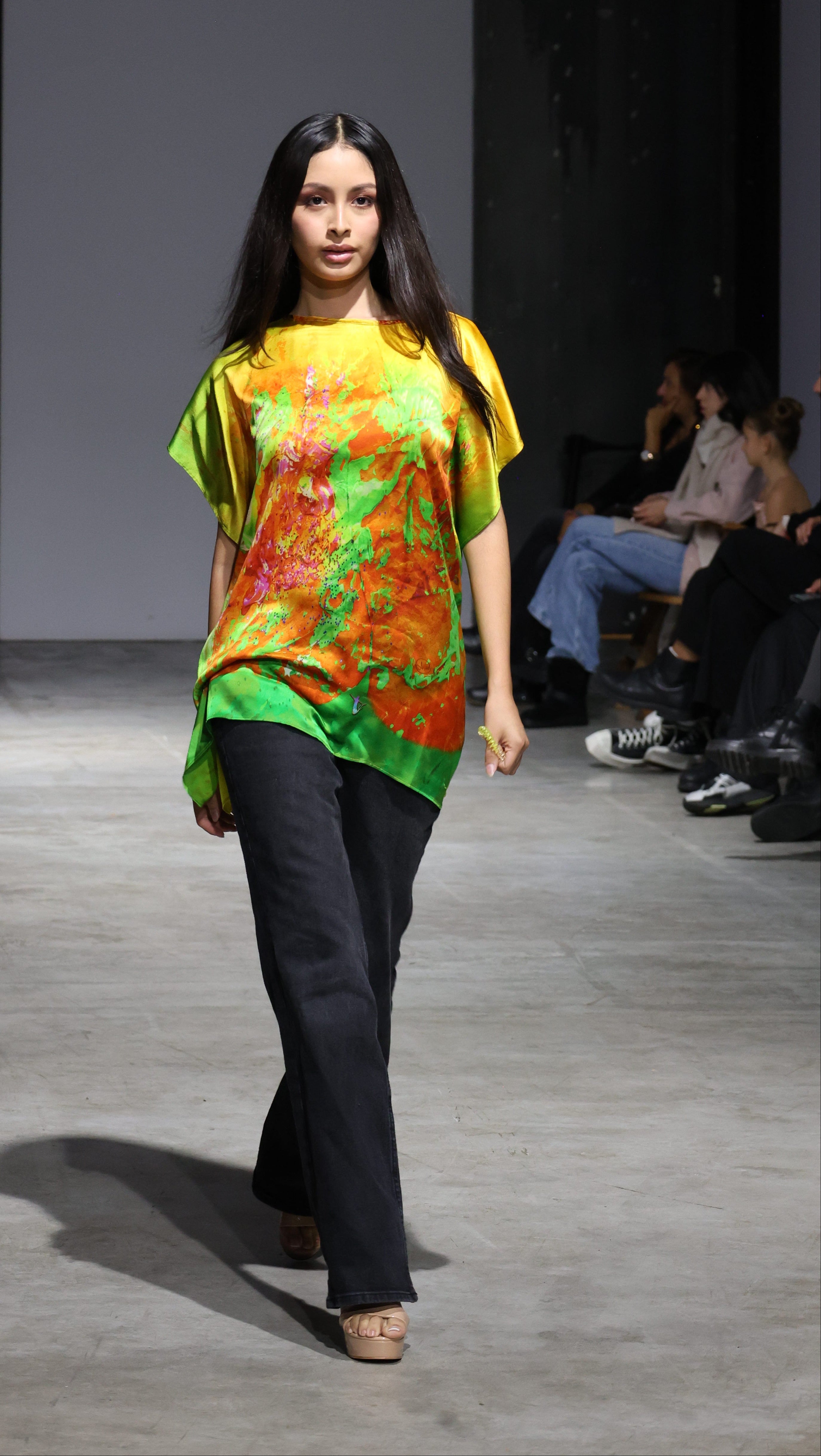 AUTUMN ROSE Luxury Wrap Dress