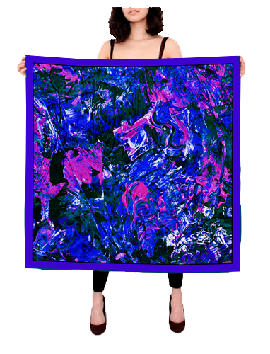 GOLDEN HORSE Artistic Design Scarf