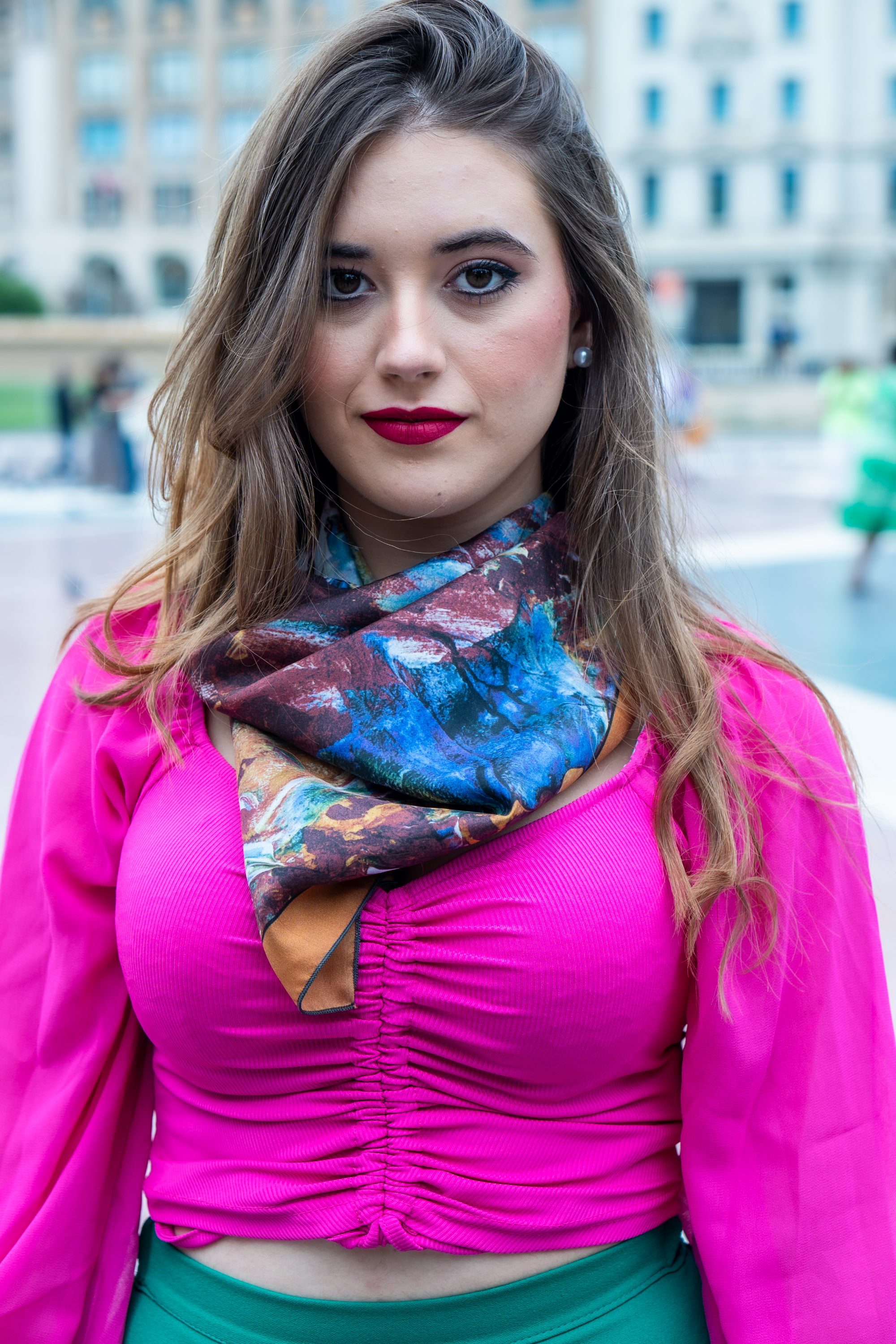 GOLDEN HORSE Artistic Design Scarf