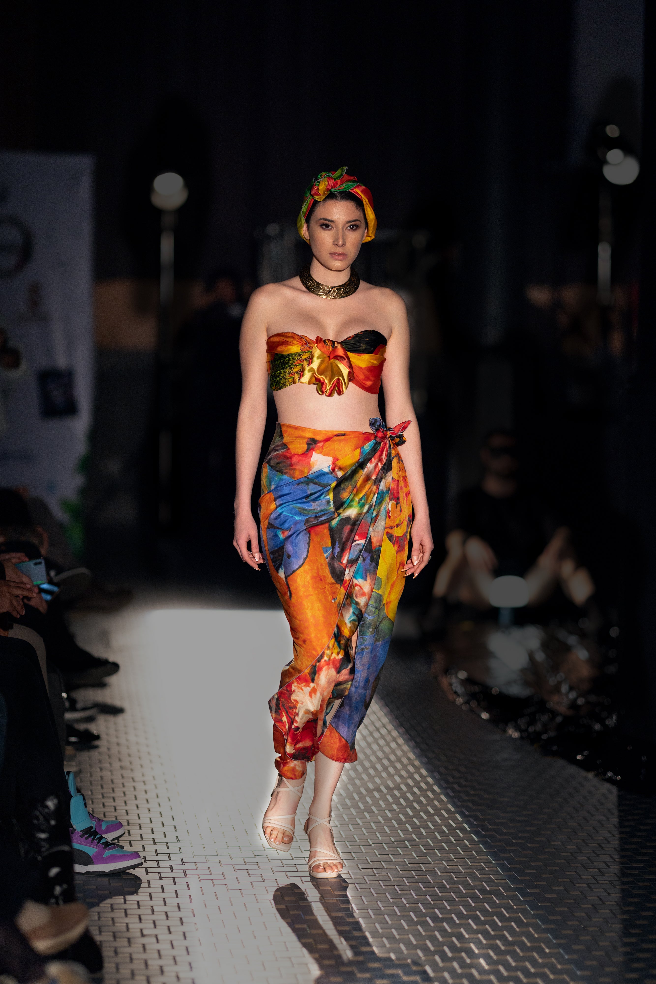 COLORFUL DREAMS Artistic Design Scarf