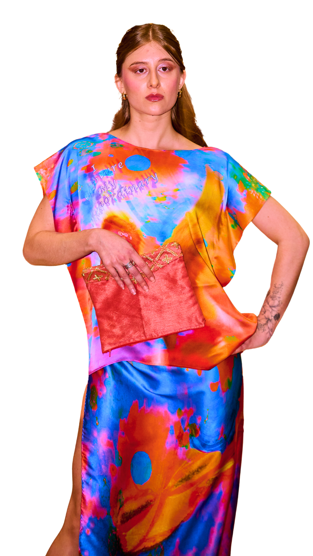 I CAPTURE MY EXTRAORDINARY (PURPLE) Luxury Art Apparel