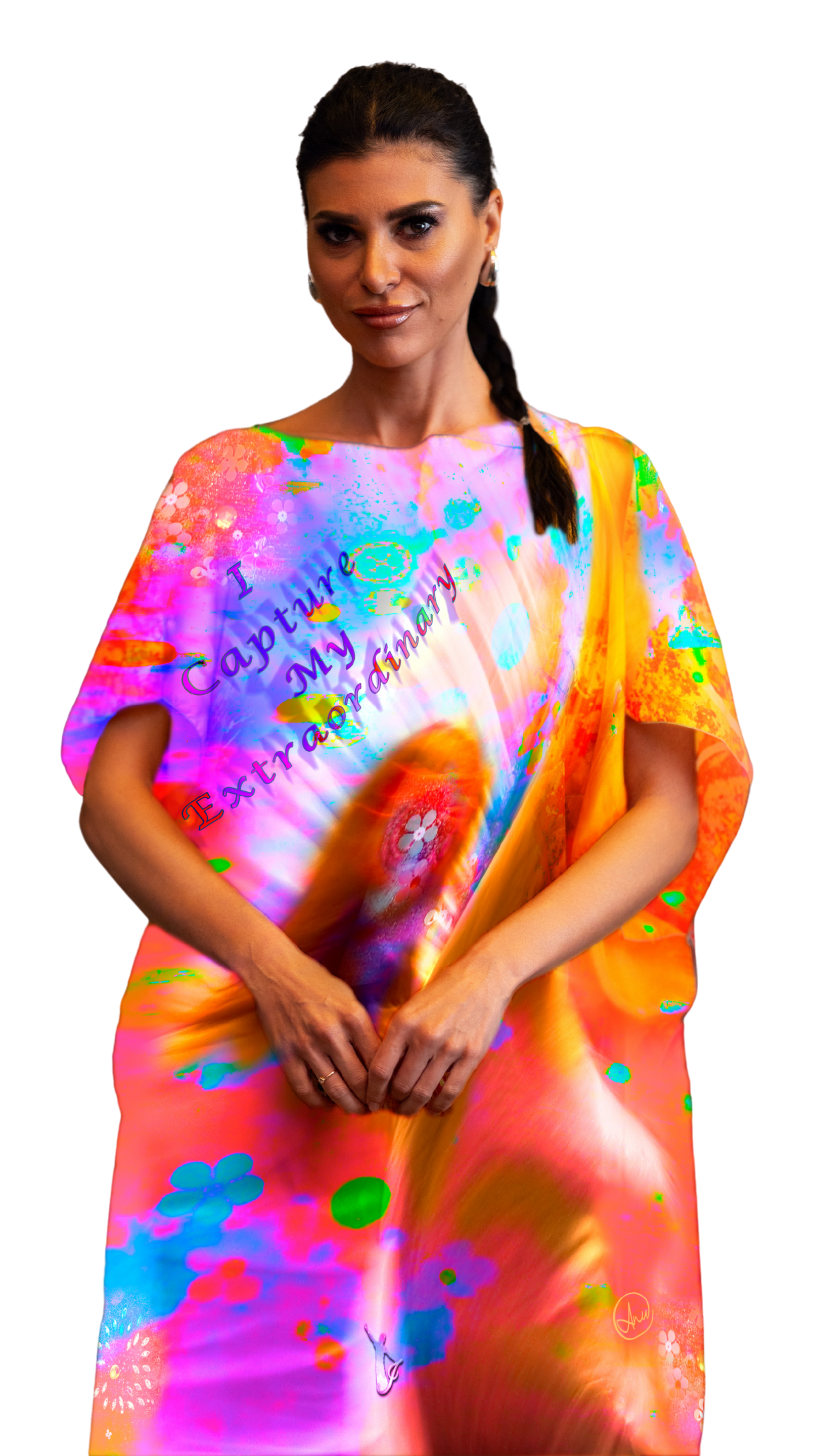 I CAPTURE MY EXTRAORDINARY (PURPLE) Luxury Art Apparel