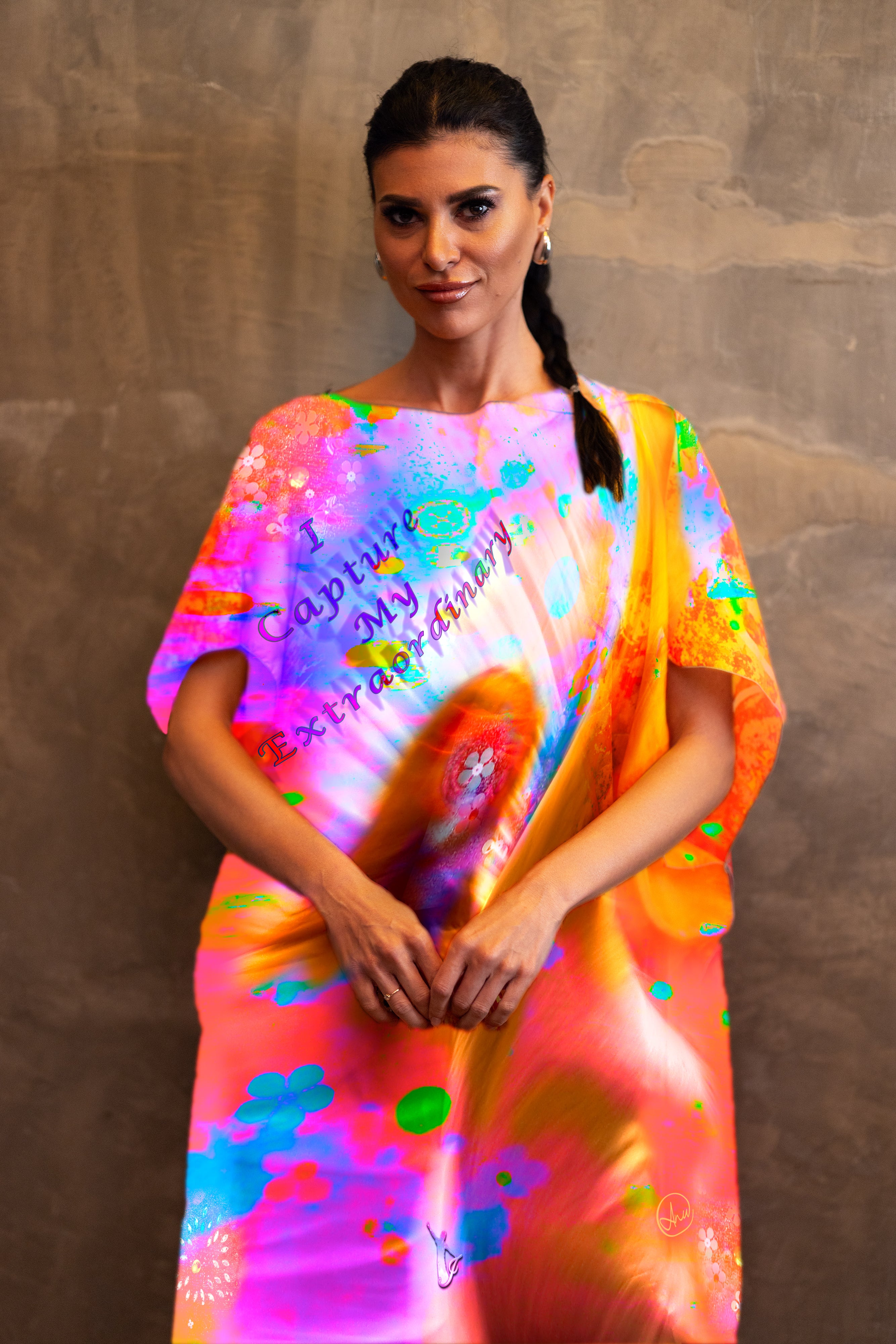 I CAPTURE MY EXTRAORDINARY (PURPLE) Luxury Art Apparel