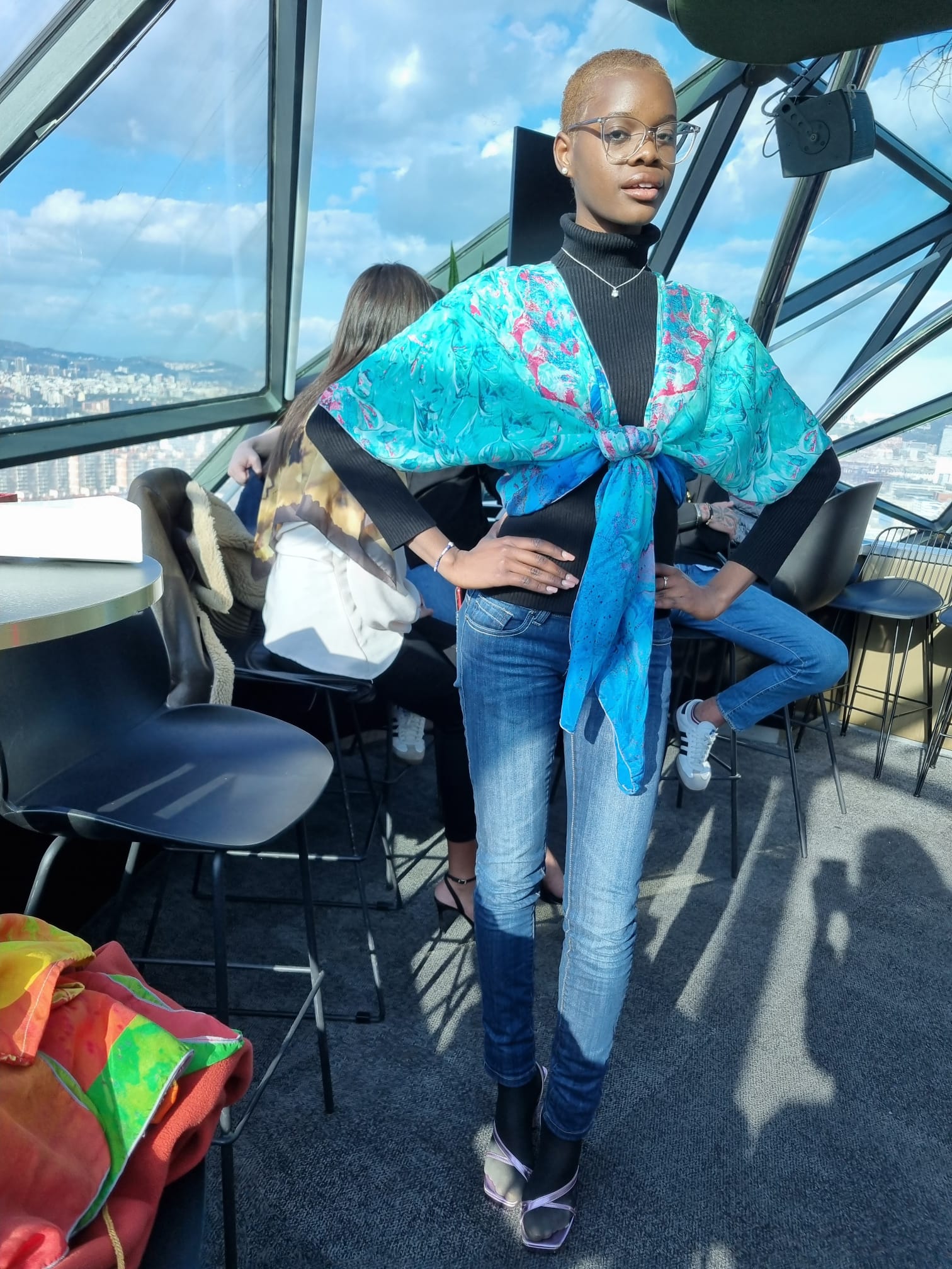 SERENITY (TURQUOISE) Luxury Art Apparel